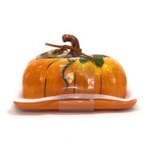 Fall pumpkin butter dish